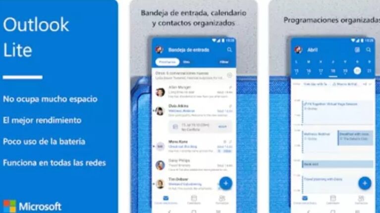 Microsoft comienza a desplegar Outlook Lite en dispositivos Android
