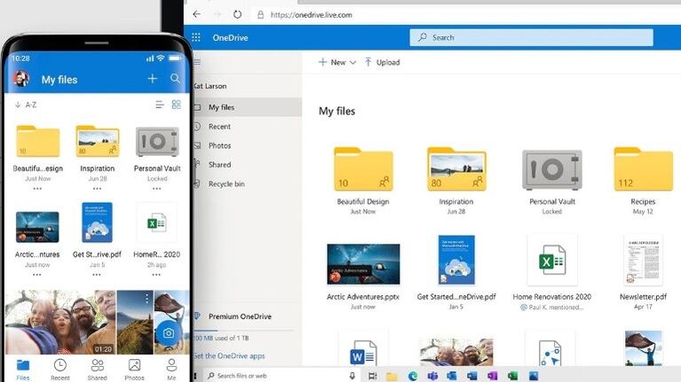 Microsoft lanza la versión de 64 bits de OneDrive para Windows. Foto:DPA.