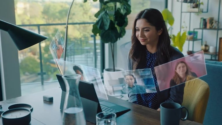 Microsoft lanza Viva, una plataforma para mejorar la experiencia de los empleados con el trabajo en remoto. Foto: DPA.