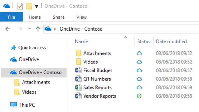 Microsoft lanzó el modo sin conexión de OneDrive para PC.