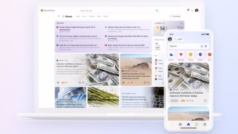 Microsoft reinventa sus noticias con el nuevo servicio Start, para Windows 11 y también móviles