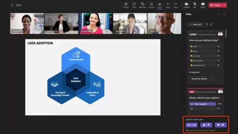 Microsoft Teams introduce encuestas instantáneas y mensajes programados en su última actualización