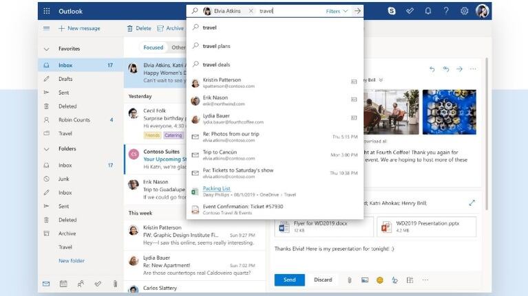 Microsoft trabaja en un cliente único de Outlook para Mac y Windows basado en la web. Foto: DPA.