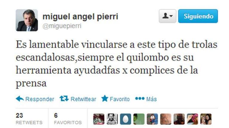 Miguel Angel "destruyó" a Silvia Süller (Foto: captura).