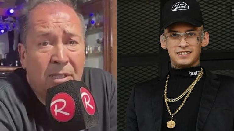 Miguel Ángel Prosi y L-Gante (Fotos: captura TV y Instagram)