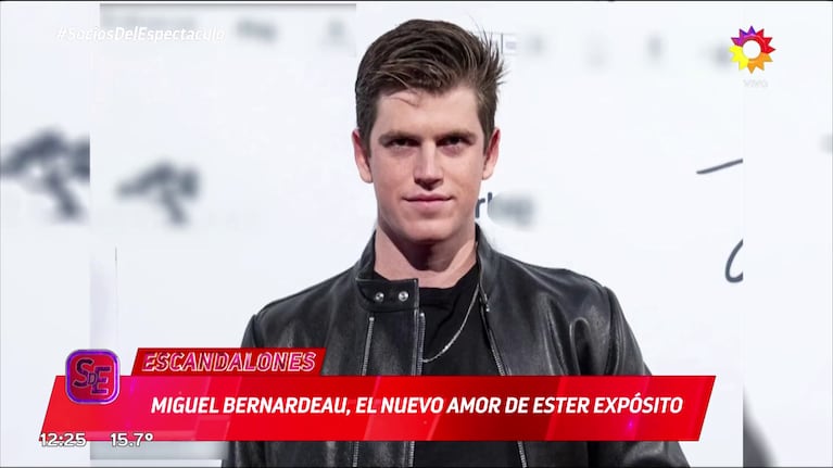 Miguel Bernardeau, el nuevo amor de Socios del Espectáculo (Foto: captura de eltrece).