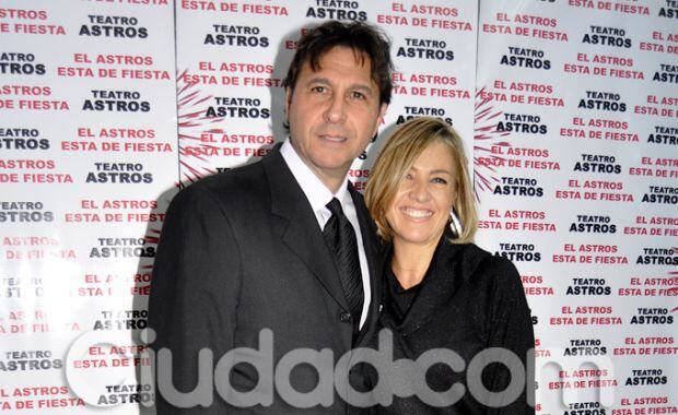 Miguel Habud y su mujer en El Astros está de fiesta. (Foto: Jennifer Rubio)