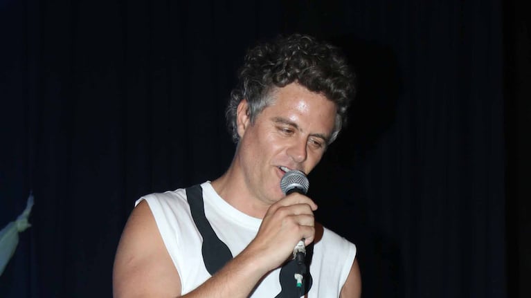 Mike Amigorena en el recital de Potra Liberada. (Foto: Movilpress)