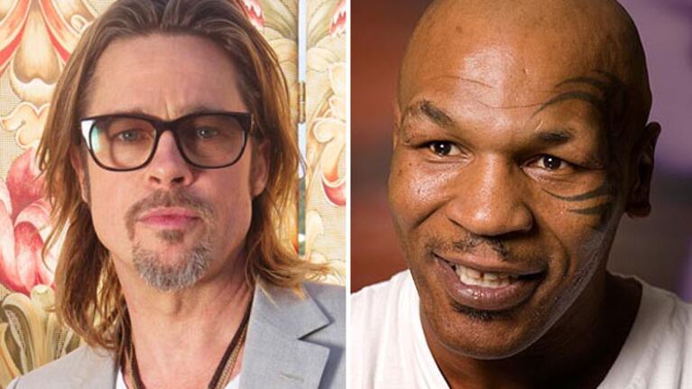 Mike Tyson casi le pegó una piña a Brad Pitt: mirá el motivo de la pelea