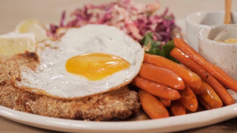 Milanesa a la mostaza, un plato que no falla. Foto: Cucinare TV