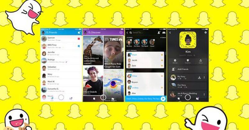 Miles de usuarios rechazaron la nueva actualización de Snapchat