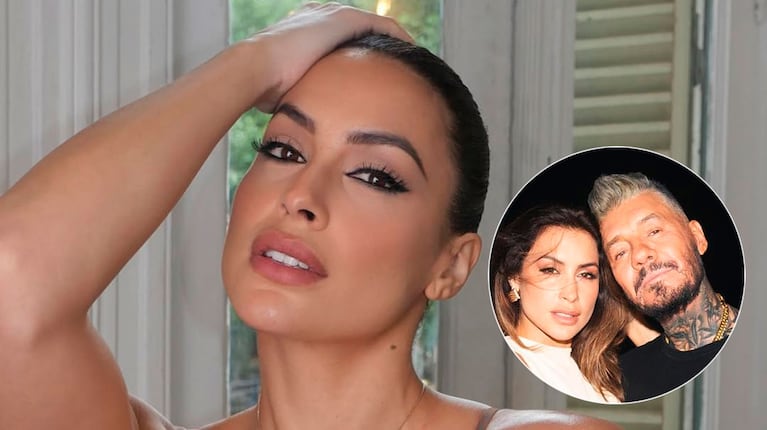 Milett Figueroa con Marcelo Tinelli. (Foto: @milett)