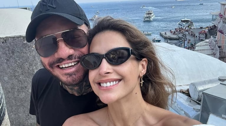 Milett Figueroa y Marcelo Tinelli. Foto: Instagram (@milett)