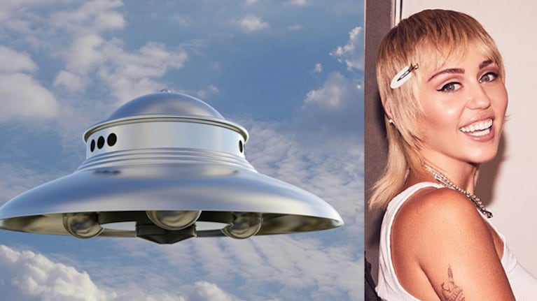 Miley asegura haber visto un ovni.