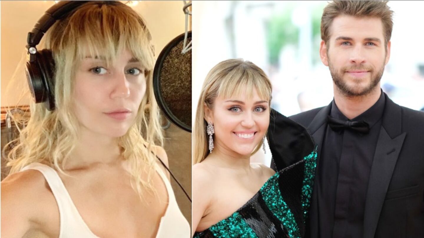 Miley Cyrus, a fondo sobre su separación con Liam Hemsworth (Fotos: Twitter y Web)