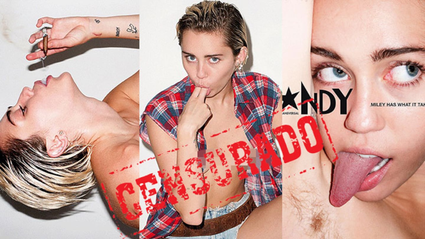 Miley Cyrus vuelve a escandalizar con una producción de fotos desnuda 