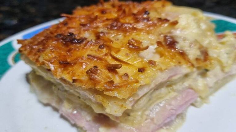 Milhojas de papa y jamón: una receta fácil para seguir paso a paso