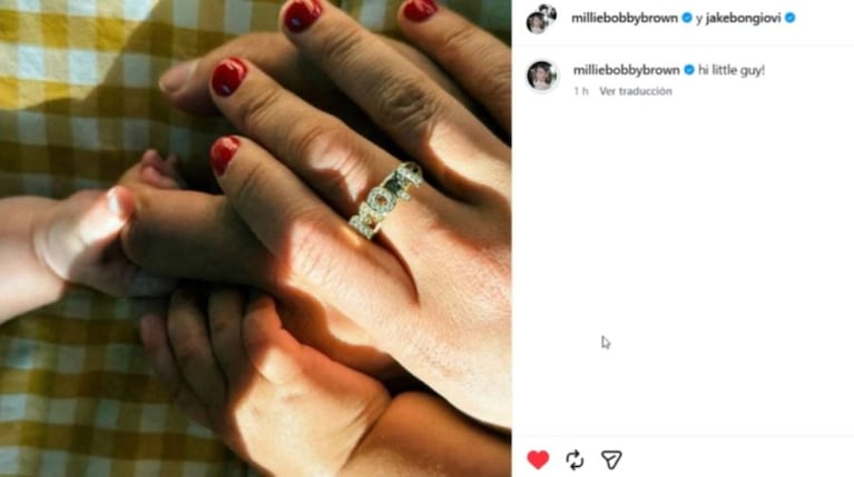 Millie Bobby Brown y Jake Bongiovi agrandaron la familia: adoptaron a su segundo hijo. Crédito: Instagram