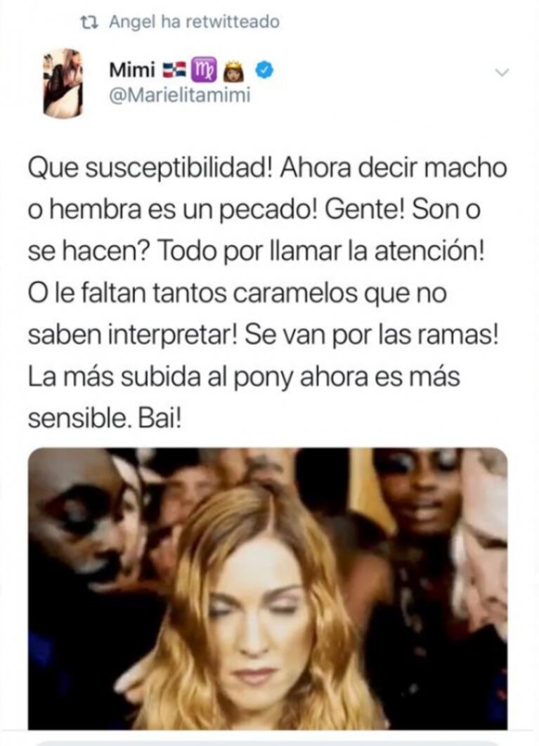Mimi, filosa contra Flor de la Ve por su pelea con Pampita: "La más subida al pony ahora es más sensible"