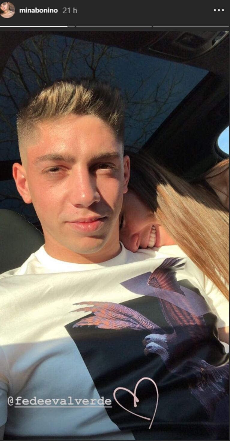 Mina Bonino blanqueó su romance con el futbolista del Real Madrid, Federico Valverde