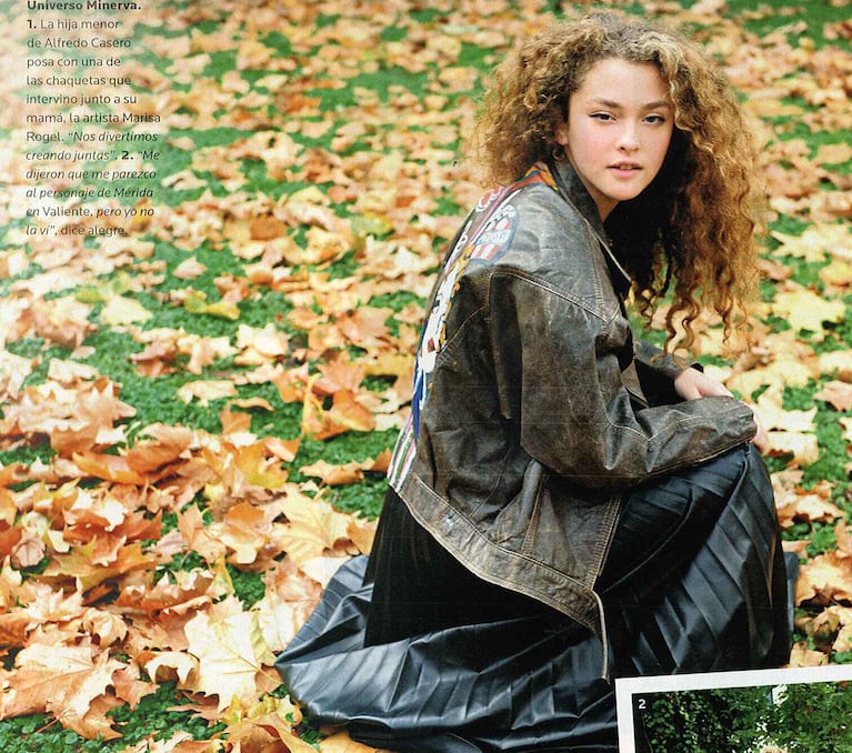 Minerva, la hija menor de Alfredo Casero quiere ser actriz. (Foto: revista Para Ti)