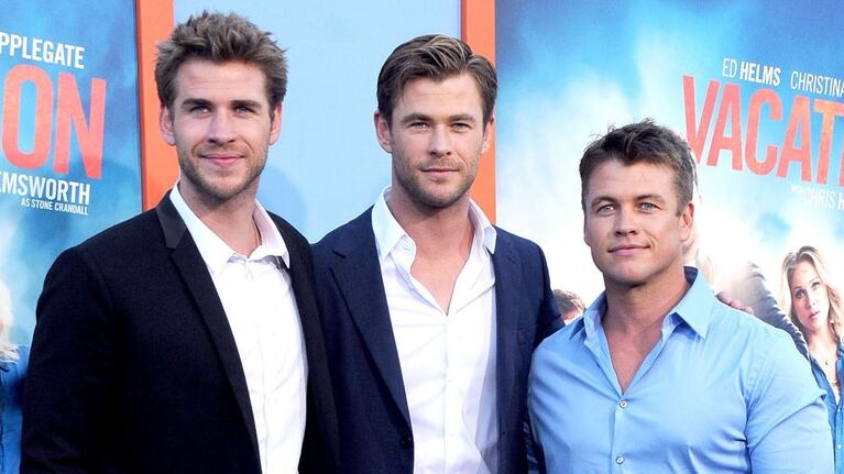 Mirá como Chris, Liam y Luke Hemsworth llegaron para apoderarse de Hollywood