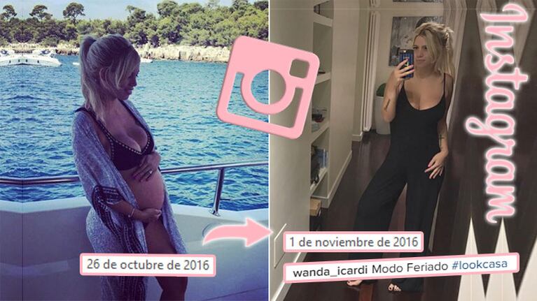 Mirá cómo está Wanda Nara a cinco días de dar a luz a Isabella. (Foto: Instagram)