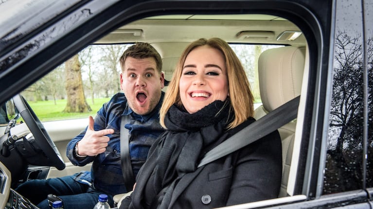 Mirá cómo James Corden hizo que Adele participara en Carpool Karaoke