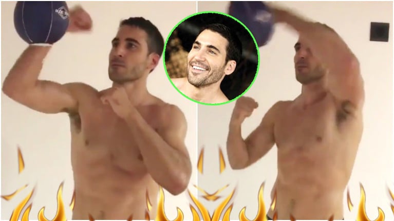 Mirá el video de Miguel Ángel Silvestre entrenando...¡sin remera! (Fotos: Captura de Instagram)