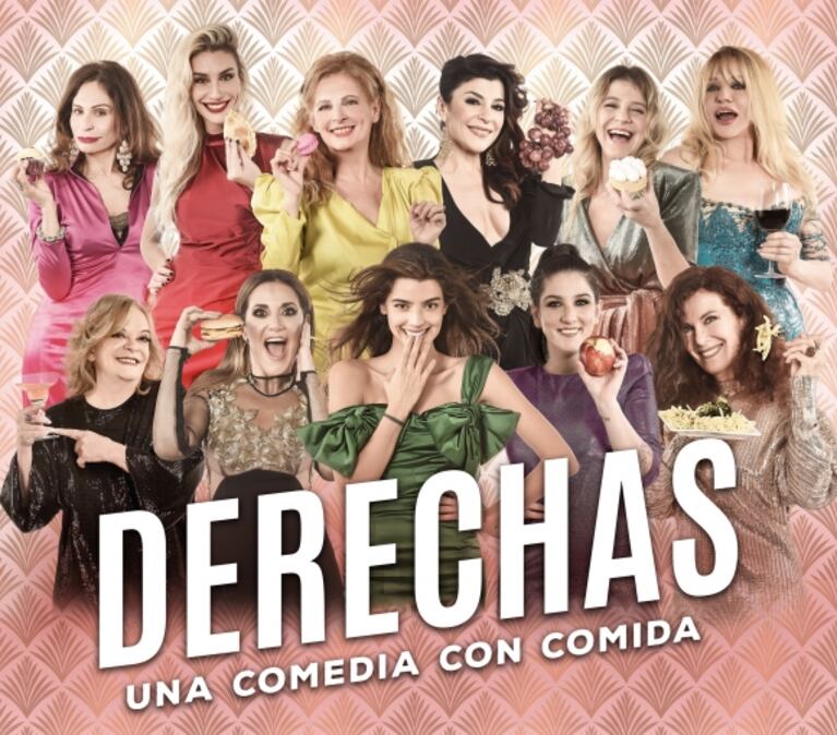Mirá la marquesina de Derechas, la comedia de Muscari en la que debuta Calu Rivero en teatro 