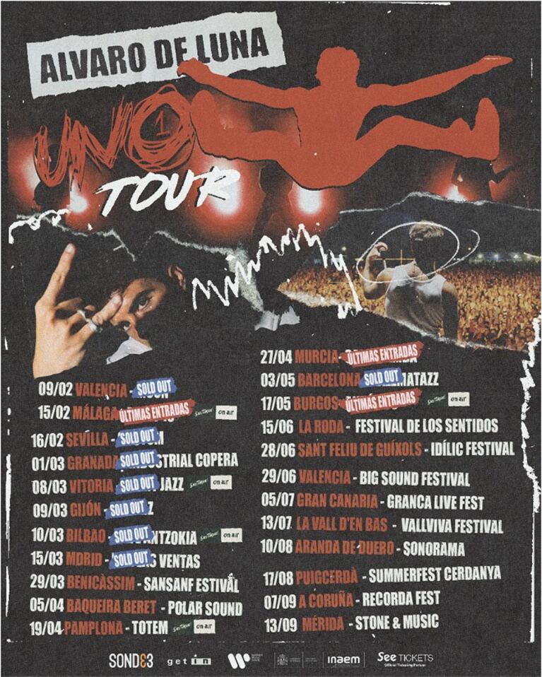 Mirá lo nuevo de Álvaro de Luna: Desconocidos ft. Asan