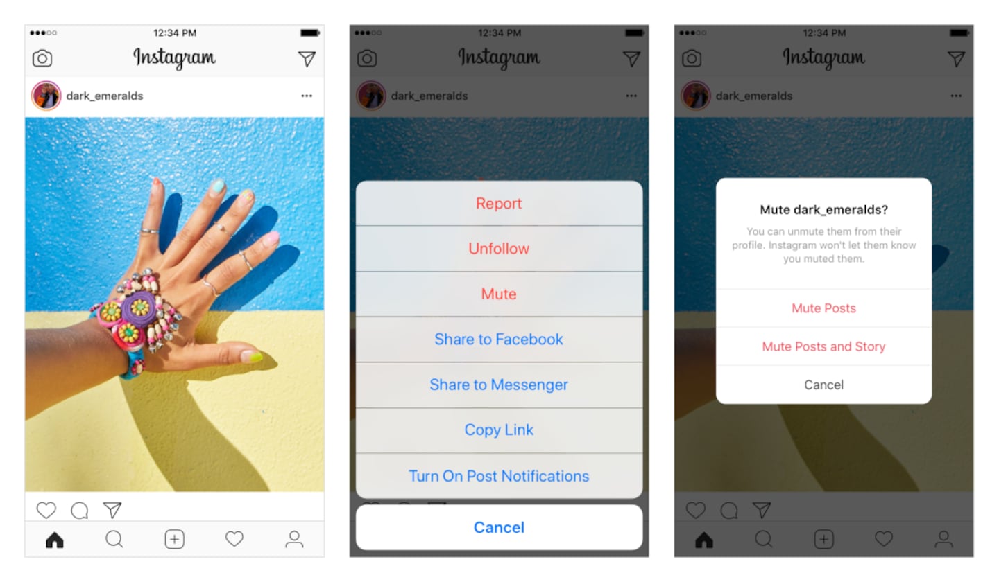 Mirá los pasos a seguir para silenciar contactos en Instagram