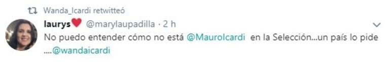 Mirá los tremendos tweets de Wanda Nara mientras Sampaoli daba la lista para el Mundial sin Mauro Icardi