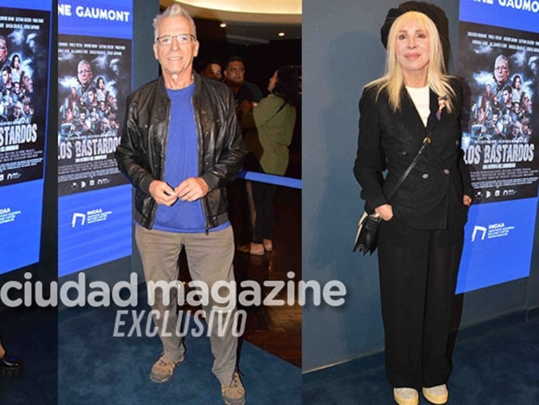 Miriam Lanzoni, Gerardo Romano y Nacha Guevara dijeron presente en el estreno de Los Bastardos (Fotos: Rsfotos-Grosby Group). 