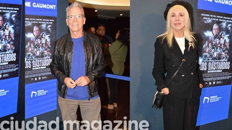 Miriam Lanzoni, Gerardo Romano y Nacha Guevara dijeron presente en el estreno de Los Bastardos (Fotos: Rsfotos-Grosby Group).