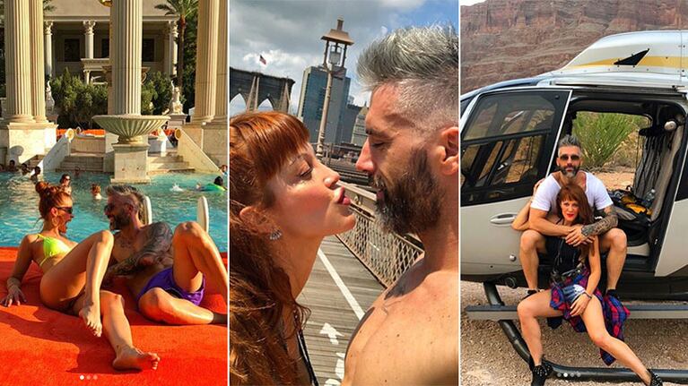 Miriam Lanzoni y Christian Halbinger: amor en Nueva York, lomazos en Las Vegas y paseo sobre el Gran Cañón