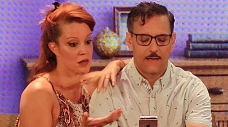 Miriam Lanzoni y Sergio Surraco en "Disgusto"