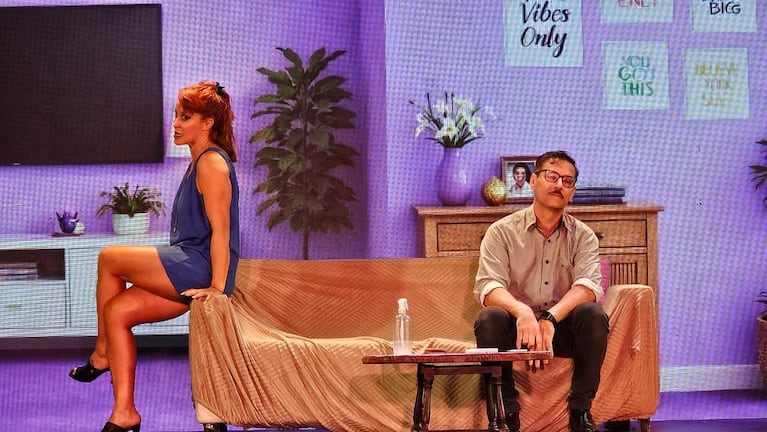 Miriam Lanzoni y Sergio Surraco en "Disgusto"