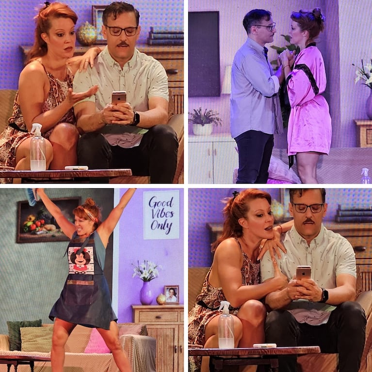 Miriam Lanzoni y Sergio Surraco en "Disgusto"