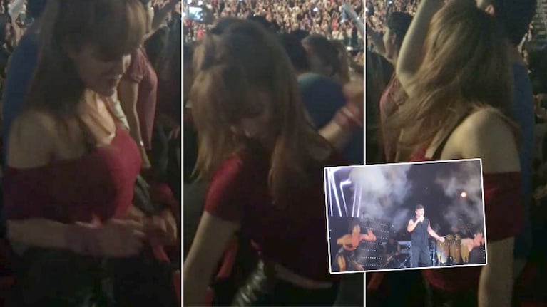 Miriam Lanzoni y un baile súper sexy en el recital de Ricky Martin (Foto: Instagram)