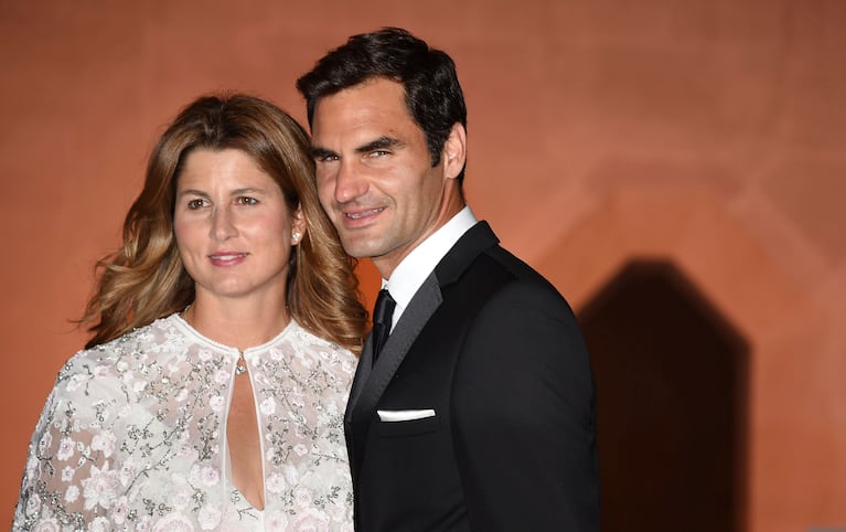 Mirka y Roger Federer  (Lauren Hurley/AP).