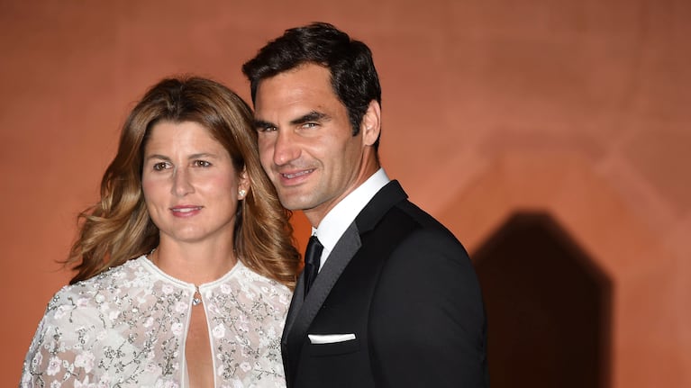 Mirka y Roger Federer (Lauren Hurley/AP).
