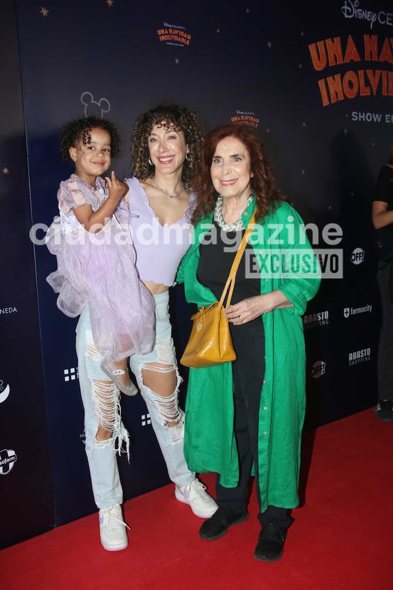 Mirtha Busnelli, Anita Pauls y su hija (Foto: Movilpress)