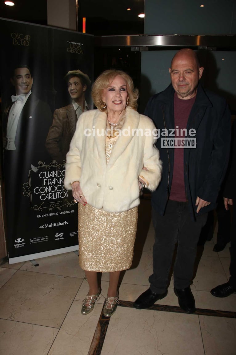 Mirtha Legrand con Carlos Rottemberg (Foto: Movilpress)