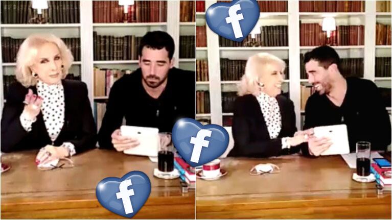 Mirtha Legrand debutó en Facebook Live. Foto: Captura