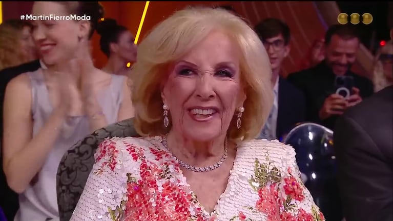Mirtha Legrand en el Martín Fierro de la Moa 2024.