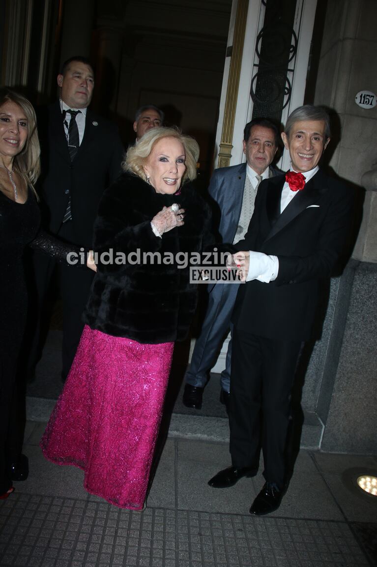 Mirtha Legrand en el Teatro Colón (Foto: Movilpress).