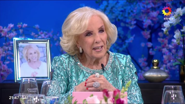 Mirtha Legrand en La Noche de Mirtha.