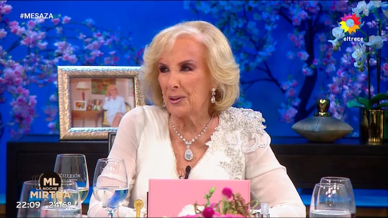 Mirtha Legrand en La Noche de Mirtha.