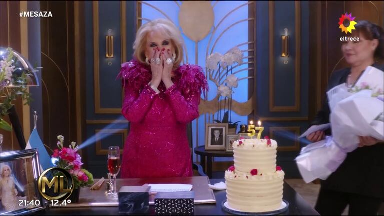 Mirtha Legrand en La Noche de Mirtha (Foto: captura de eltrece).